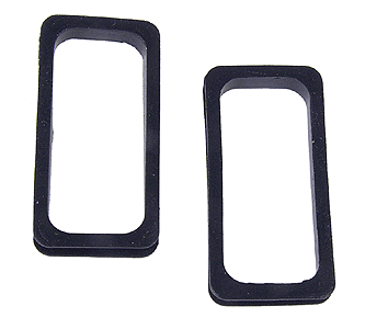 933-977 Walthers HO Diaphragms Black Rubber
