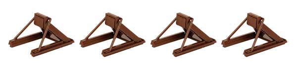 948-83109 Walthers HO Track Bumper -- Rust Brown