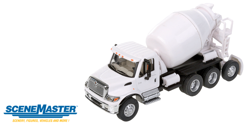 949-11678 Walthers HO Cement Mixer - White