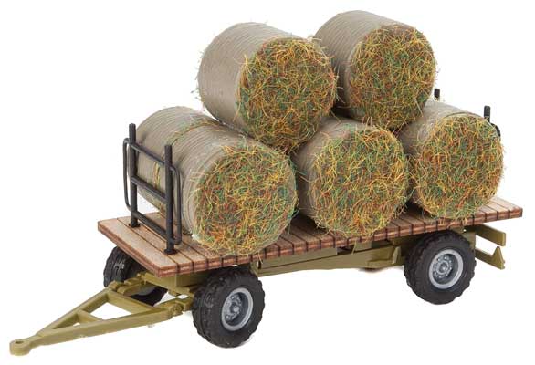 949-4192 Walthers HO Hay Trailer w/Load Kit