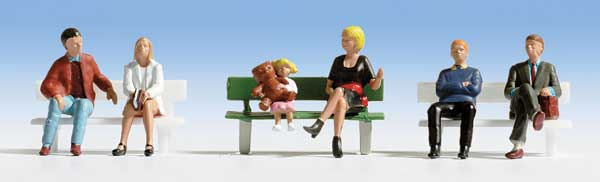 949-6057 Walthers HO Seated People #1
