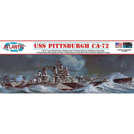AANH457 Atlantis USS Pittsburgh Heavy Cruiser Model