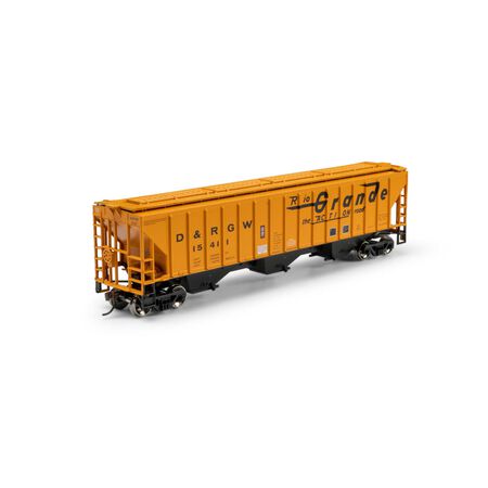 ATH-2364 Athearn HO PS 4740 Covered Hopper, DRGW #15411