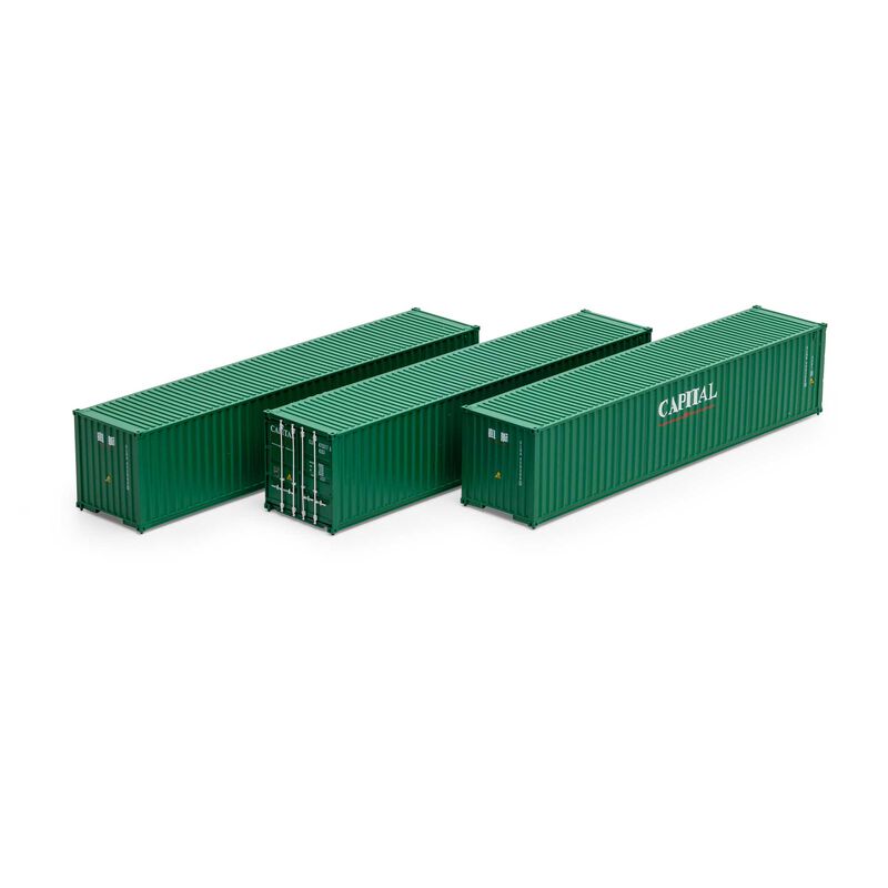 ATH16385 Athearn HO 40' Low Cube Containers, CLHU
