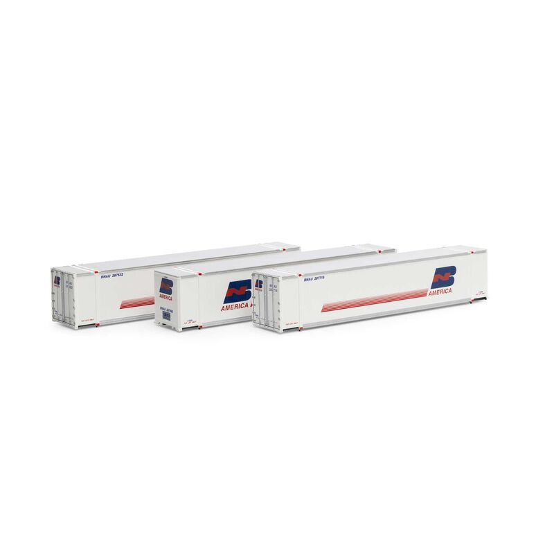 ATH19142 Athearn HO 48' Containers, BNAU