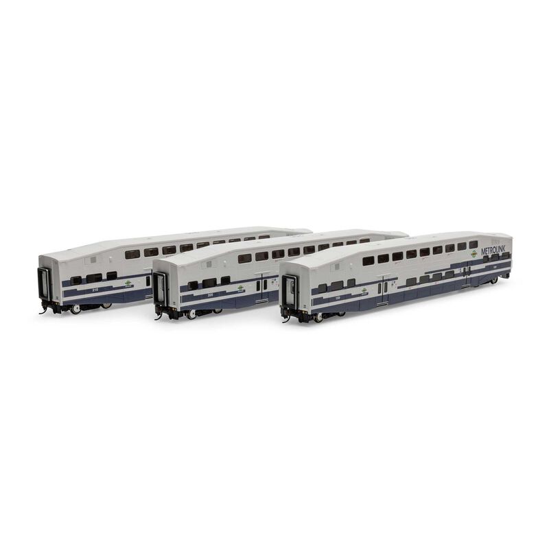 ATH29706 Athearn HO Bombardier Coach, SCAX #199 / #205 / #210 (3)