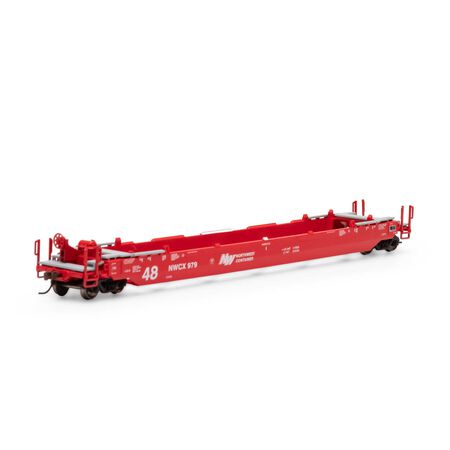 ATH7434 Athearn HO 48' Well Car, NWCX #979