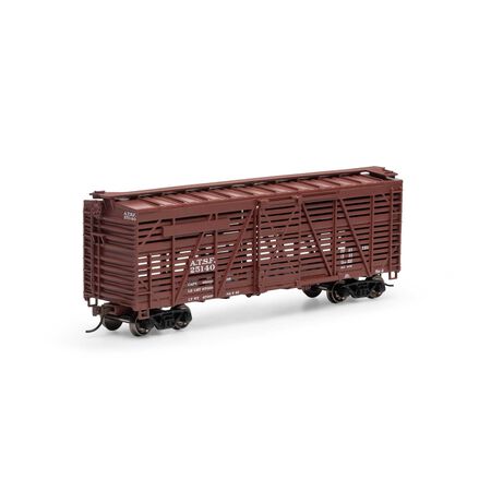 ATH75989 Athearn HO 40' Stock Car, ATSF #25140