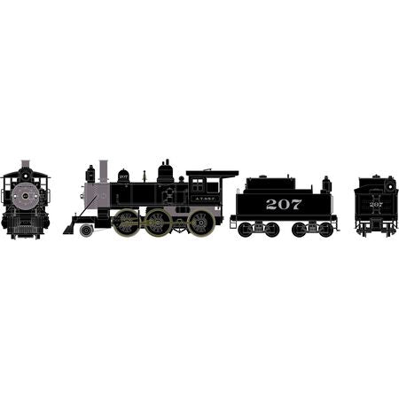 ATH87311 Athearn HO 2-6-0 w/DCC & Sound, ATSF #207