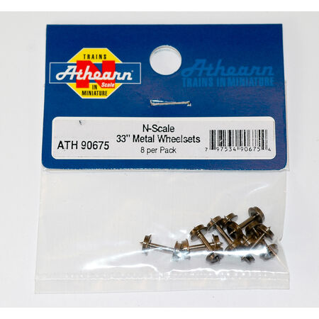 ATH90675 Athearn N 33" Metal Wheel Set