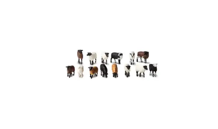 785-1964 WS HO Flock of Sheep