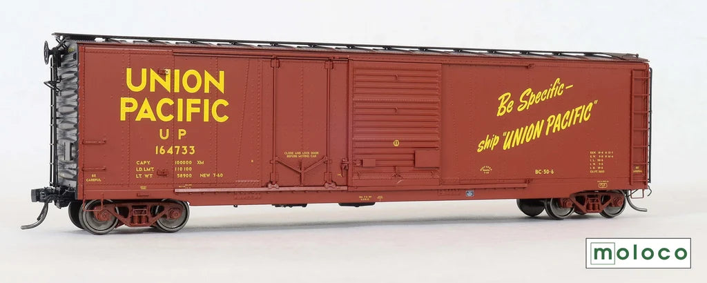 MOL75069-03 Moloco HO 50' Boxcar -- UP #164831