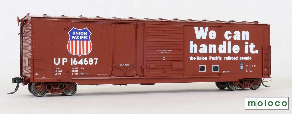 MOL75068-01 Moloco HO 50' Boxcar -- UP #164687