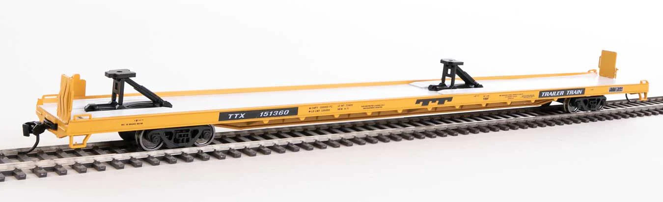 910-5717 WalthersMainline 89’ Channel Side Flatcar Trailer TTX #151360