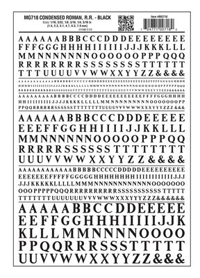 785-718 WS RR Roman Condensed Black