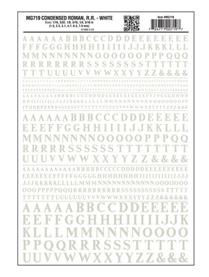 785-719 WS RR Roman Condensed White