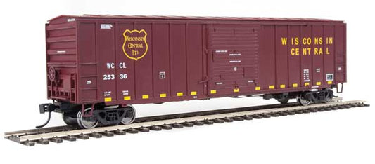 910-1845 WalthersMainline 50' ACF Exterior Post Boxcar - Ready to Run -- Wisconsin Central #25336