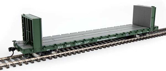 910-5882 WalthersMainline 60' Pullman-Standard Bulkhead Flatcar (48' IL) - Ready to Run -- Weyerhaeuser #1113