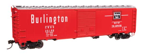 910-46512 Walthers HO 50 Ft AAR Boxcar CB&Q 20168