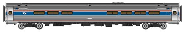 920-11281 WalthersProto 85’ Amfleet I Club Dinette Amtrak Phase VI