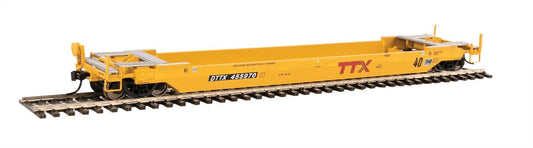 920-109123 WalthersProto Gunderson Rebuilt All-Purpose 40' Well Car - Ready-to-Run -- TTX DTTX #455970 (New Logo)