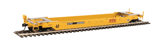 920-109131 WalthersProto Gunderson Rebuilt All-Purpose 40' Well Car - Ready-to-Run -- TTX DTTX #455608 (Patch)