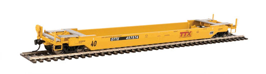 920-109133 WalthersProto Gunderson Rebuilt All-Purpose 40' Well Car - Ready-to-Run -- TTX DTTX #457574 (Patch)