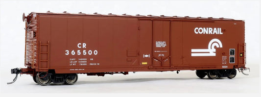 Model of a Conrail boxcar on a white background
