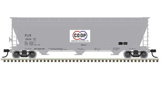 150-20006943 Atlas HO ACF Covered Hopper -- Farmland #3424