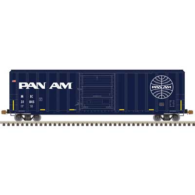 150-20007601 Atlas HO FMC Boxcar -- PanAm #31845
