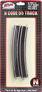 150-2014 Atlas N Code 55 -- 12-1/2" Radius Full Curve