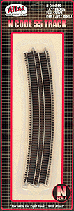 150-2022 Atlas N Code 55 -- 17-1/2" Radius Full Curve