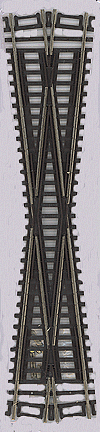 150-571 Atlas HO Code 83 -- 12-1/2° Crossing