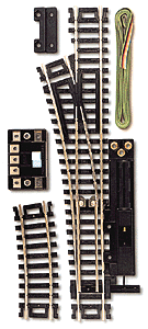 150-850 Atlas HO Code 100 -- Left Hand Remote Control Turnout