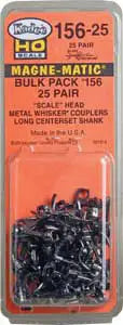 380-15625 Kadee HO #156 Couplers - 25 Pair