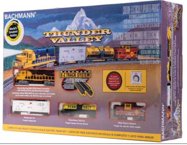 160-24103 Bachmann N Thunder Valley Train Set -- Santa Fe