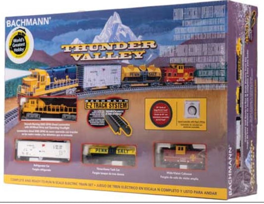 160-24103 Bachmann N Thunder Valley Train Set -- Santa Fe