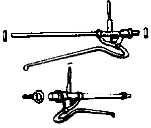 190-345 Cal Scale HO Mail Catcher Arm -- RPO