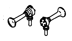 235-173 Details West HO Air Horn Flat 1-Chime