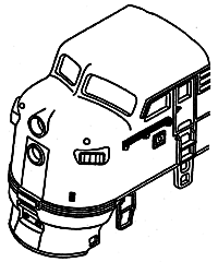 235-208 Details West HO F-Unit Parts A-Unit