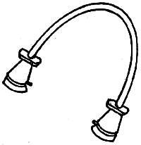 235-218 Details West HO MU Cable w/Double Plugs
