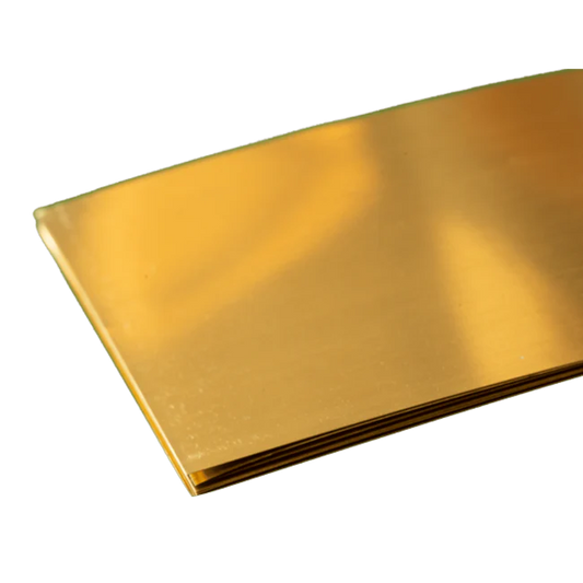 370-250 K&S Sheet Brass 4 x 10 x .005"