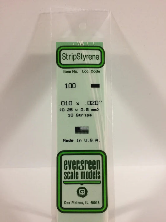 269-100 Evergreen Strip -- .010 x .020