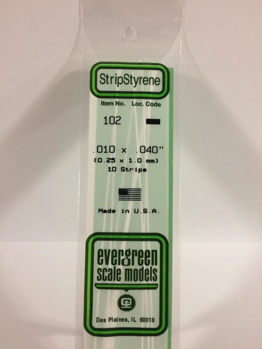 269-102 Evergreen Strip -- .010 x .040