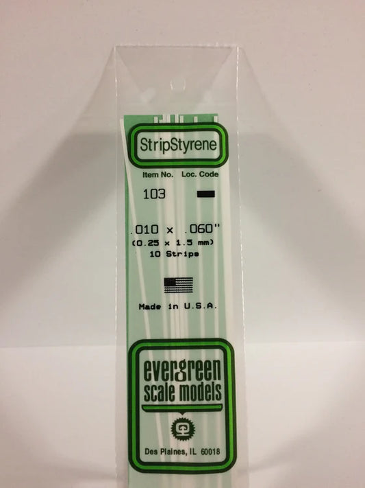 269-103 Evergreen Strip -- .010 x .060