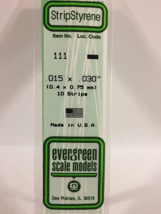 269-111 Evergreen Strip -- .015 x .030