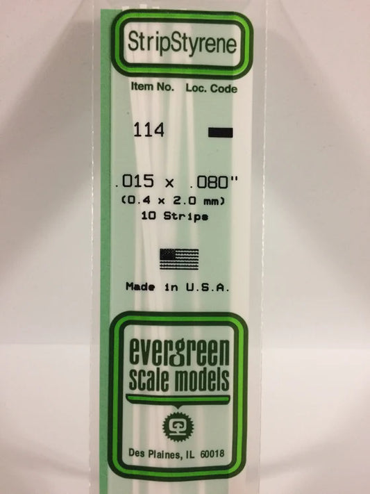269-114 Evergreen Strip -- .015 x .080