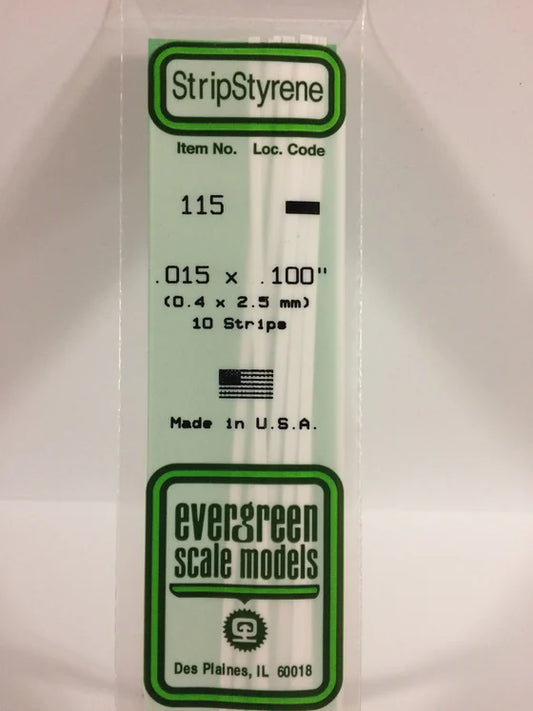 269-115 Evergreen Strip -- .015 x .100