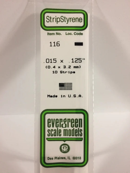 269-116 Evergreen Strip -- .015 x .125