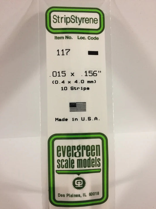 269-117 Evergreen Strip -- .015 x .156